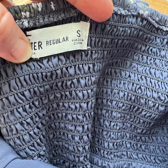 Hollister Blue Floral Strappy Summer Dress Small - Picture 7 of 11